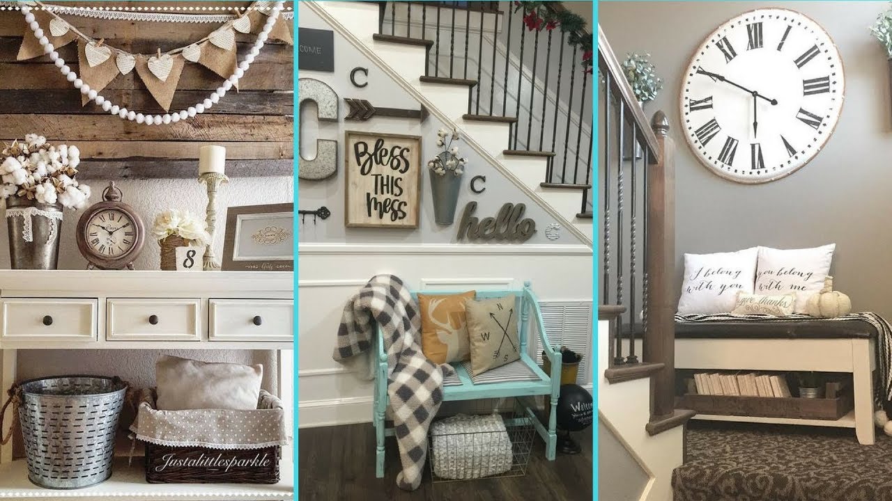 ❤ DIY Shabby Chic Style Small Entrance decor Ideas ❤| Home decor & Interior design | Flamingo Mango