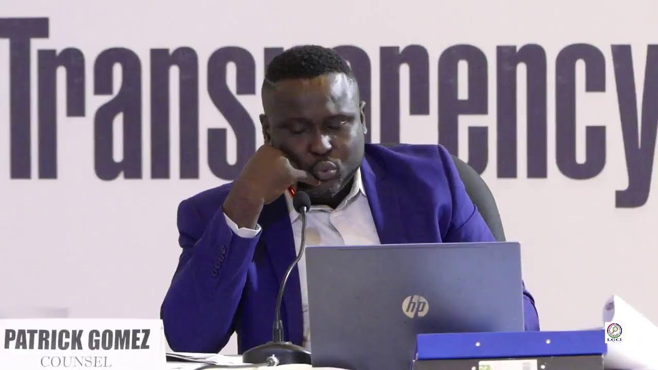 Samba M.K Leigh, CEO of Janjanbureh Area Council (Morning Session)