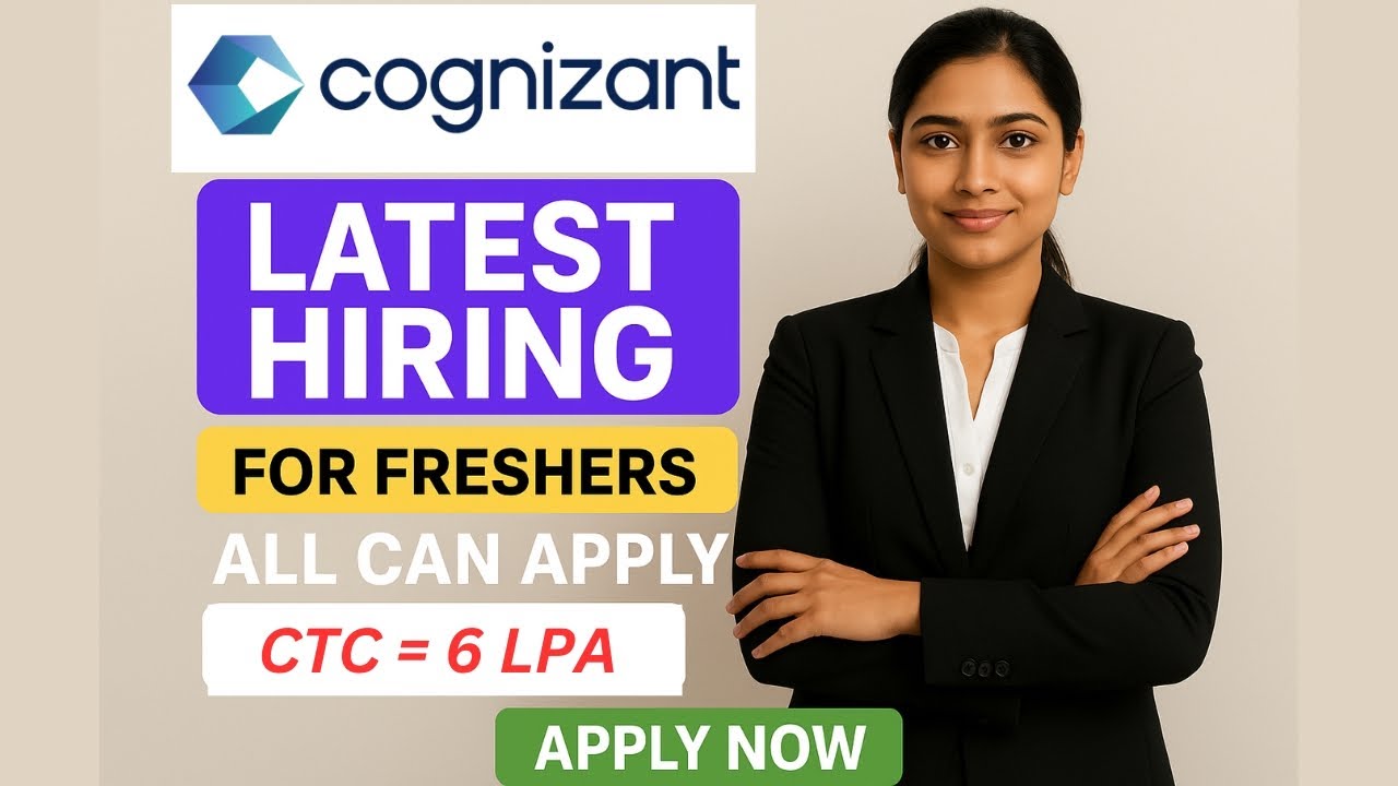 Cognizant 🥳🔥 Latest Hiring for freshers | All can apply #offcampusdrive #cognizant #hiring