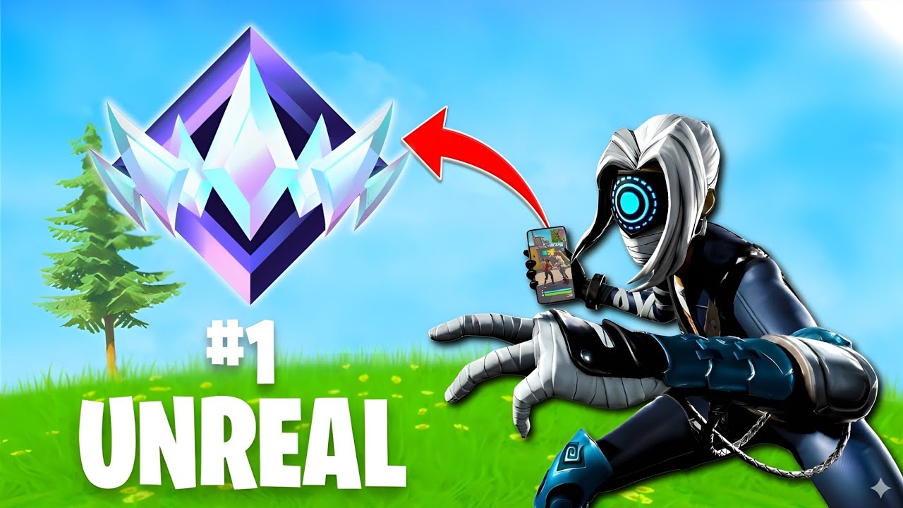 First Fortnite Mobile Player To Reach UNREAL On a Phone...