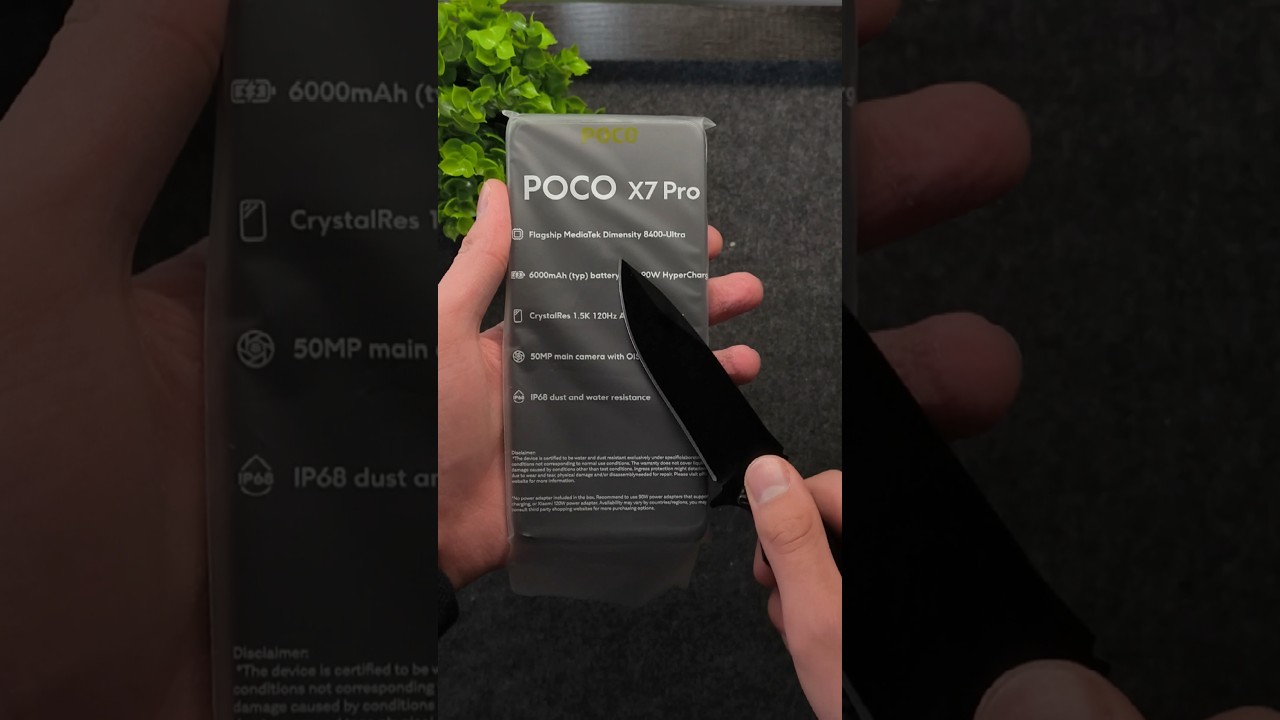 Poco X7 ASMR Unboxing #xiaomi #poco #pocox7 #asmrunboxing #asmr #unboxing #smartphone
