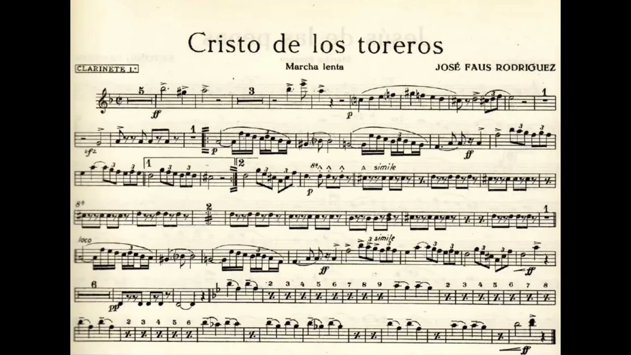 Cristo de los Toreros - Josè Faus Rodriguez (Marcia lenta)