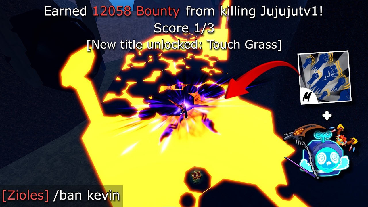 Using The New Lava Trick for Low Level PVP!? (Blox Fruit)