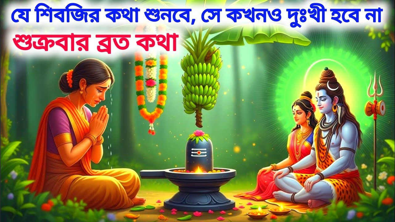 শুক্রবার ব্রত কথা | Shukravar Vrat Katha | Shiv ji Katha | Vrat Katha Bhakti story | shiv katha 