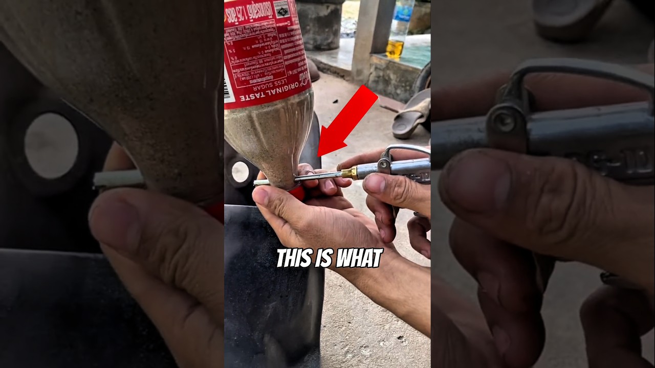 $2 DIY Sandblaster 🤯 step by step ⚒️