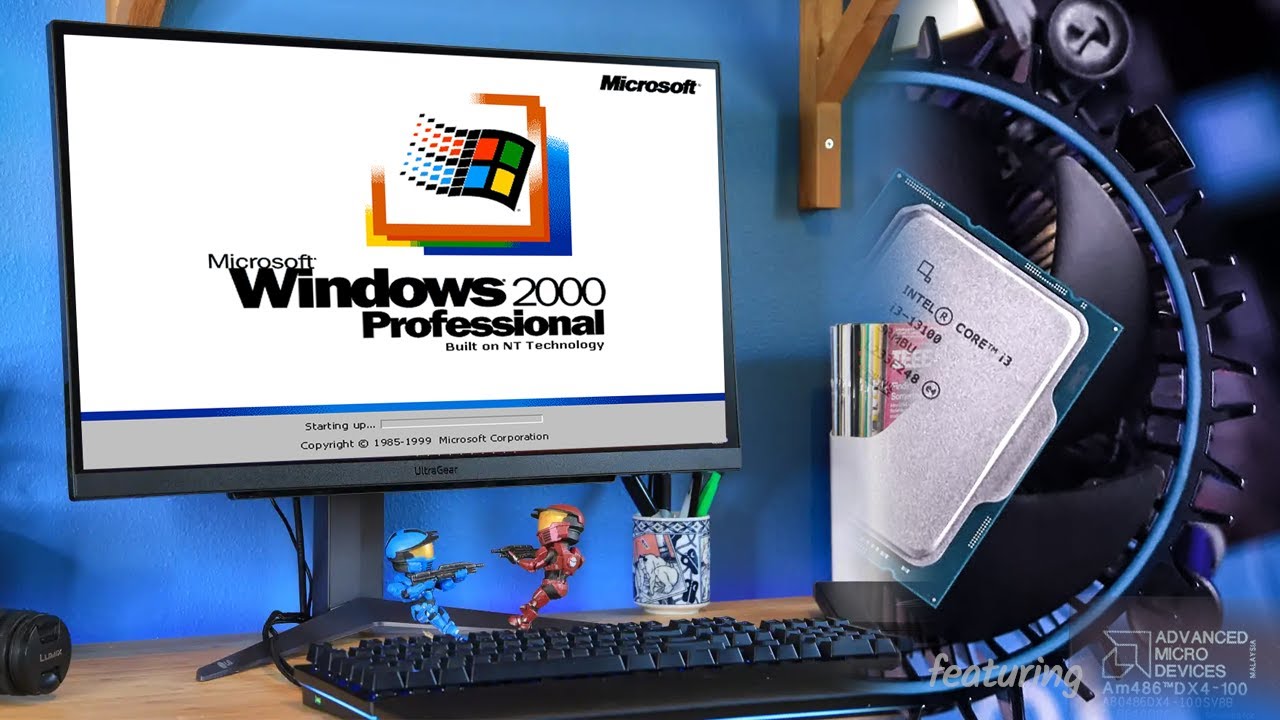 Windows 2000 на современном ПК: ностальгия и процессор Intel 13-го поколения