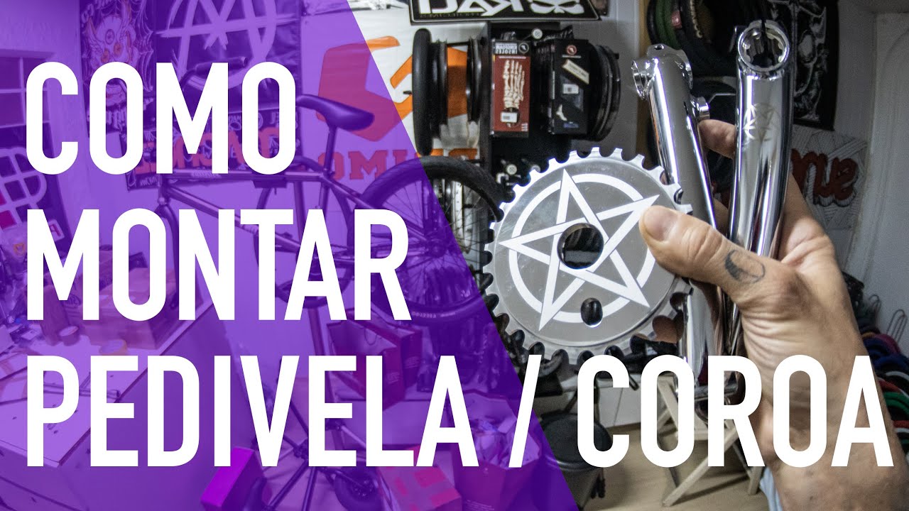 Montando a BICICLETA parte 4: o PEDIVELA e COROA