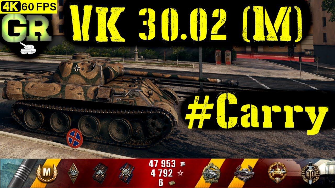 World of Tanks VK 30.02 (M) Replay - 8 Kills 3K DMG(Patch 1.4.0)