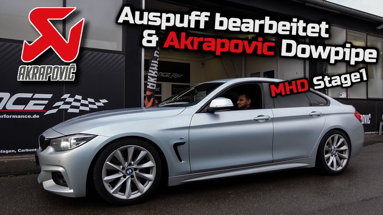 AKRAPOVIC ECE Downpipe passend für BMW 440i F36 F33 F32 mit illegal modifizierte Abgasanlage