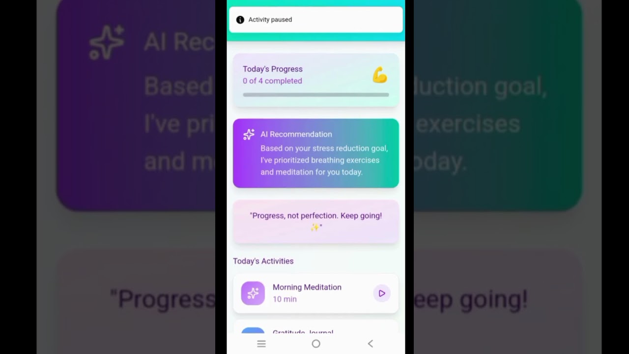 MindFit : Your AI Mental Health Companion