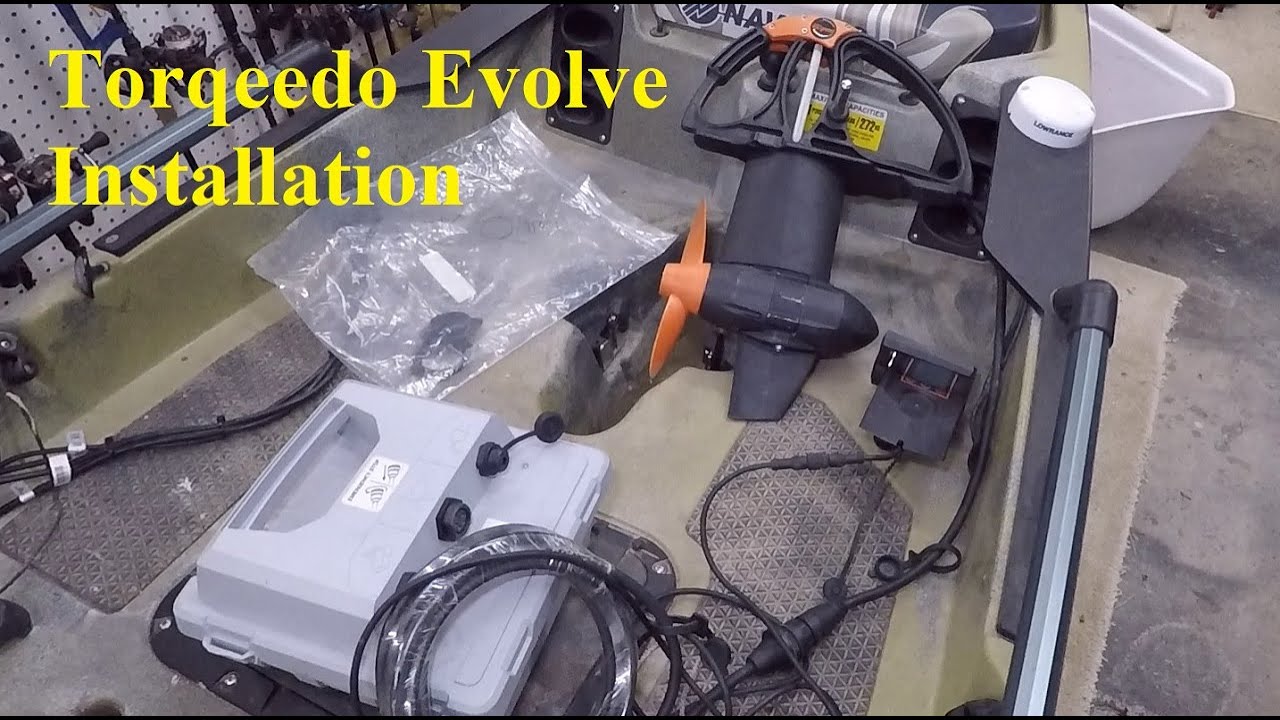 Torqeedo Evolve Installed on Hobie Pro Angler
