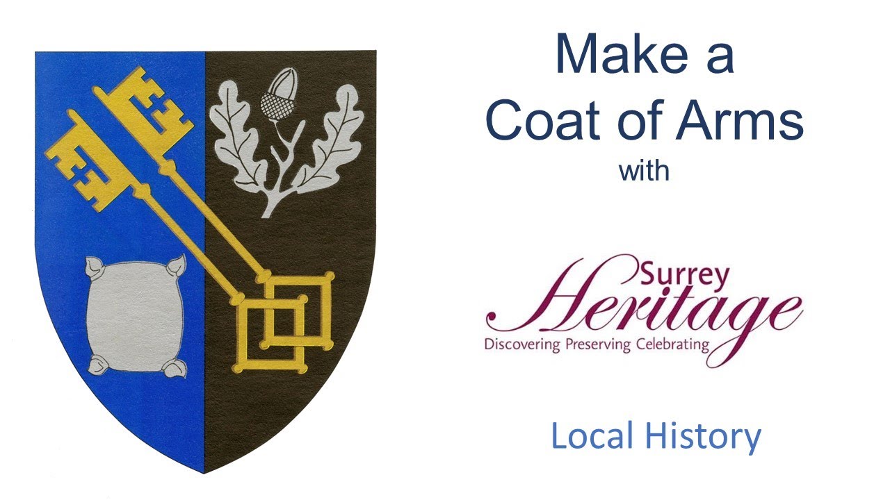 Make a coat of arms with Surrey Heritage