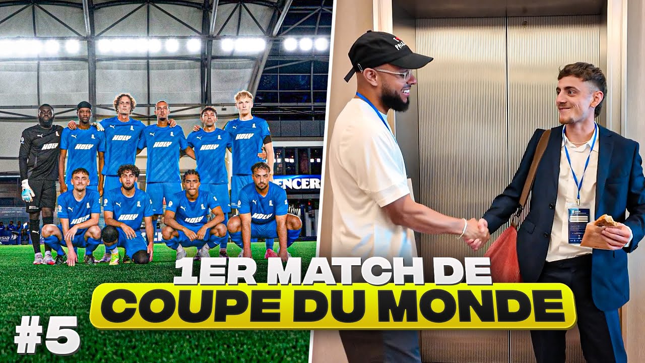 Je JOUE un match de COUPE DU MONDE avec LA FRANCE !