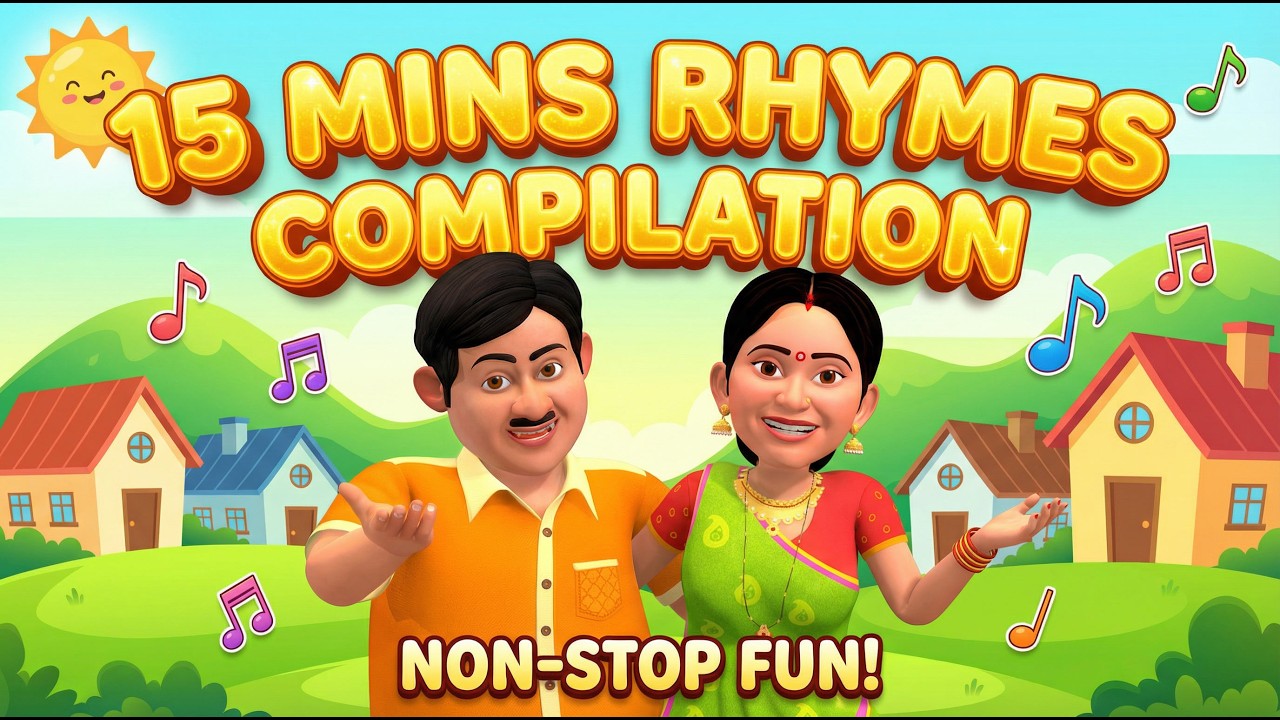 15+ Mins | Hindi Rhymes | Fun Kids & Children | Taarak Mehta Ka Ooltah Chashmah Hindi Balgeet