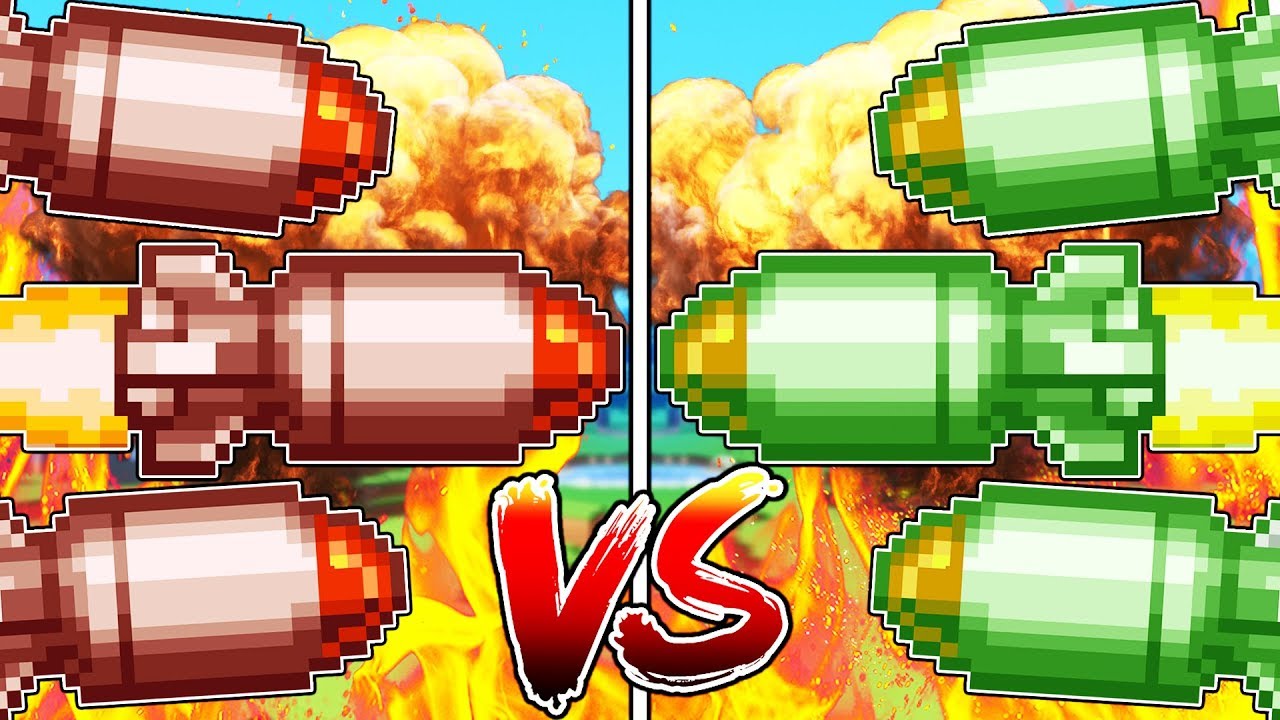 MINECRAFT 3VS3 RED VS GREEN MISSILE WARS | JeromeASF
