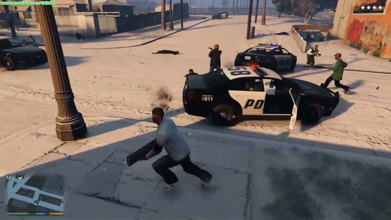 GTA 5 - Mods Flare 30 Bodyguards 2.7 - The first mission test