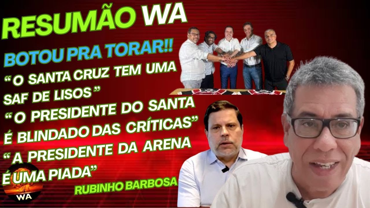 EX DIRETOR DETONA: “O PRESIDENTE DO SANTA É BLINDADO PARA CRÍTICAS?”, “SAF DE LISOS” #wareporter100