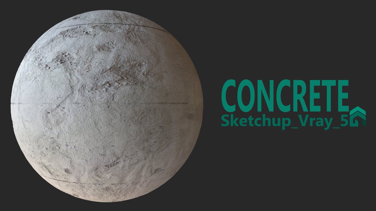 Sketchup Vray 5 Concrete Material