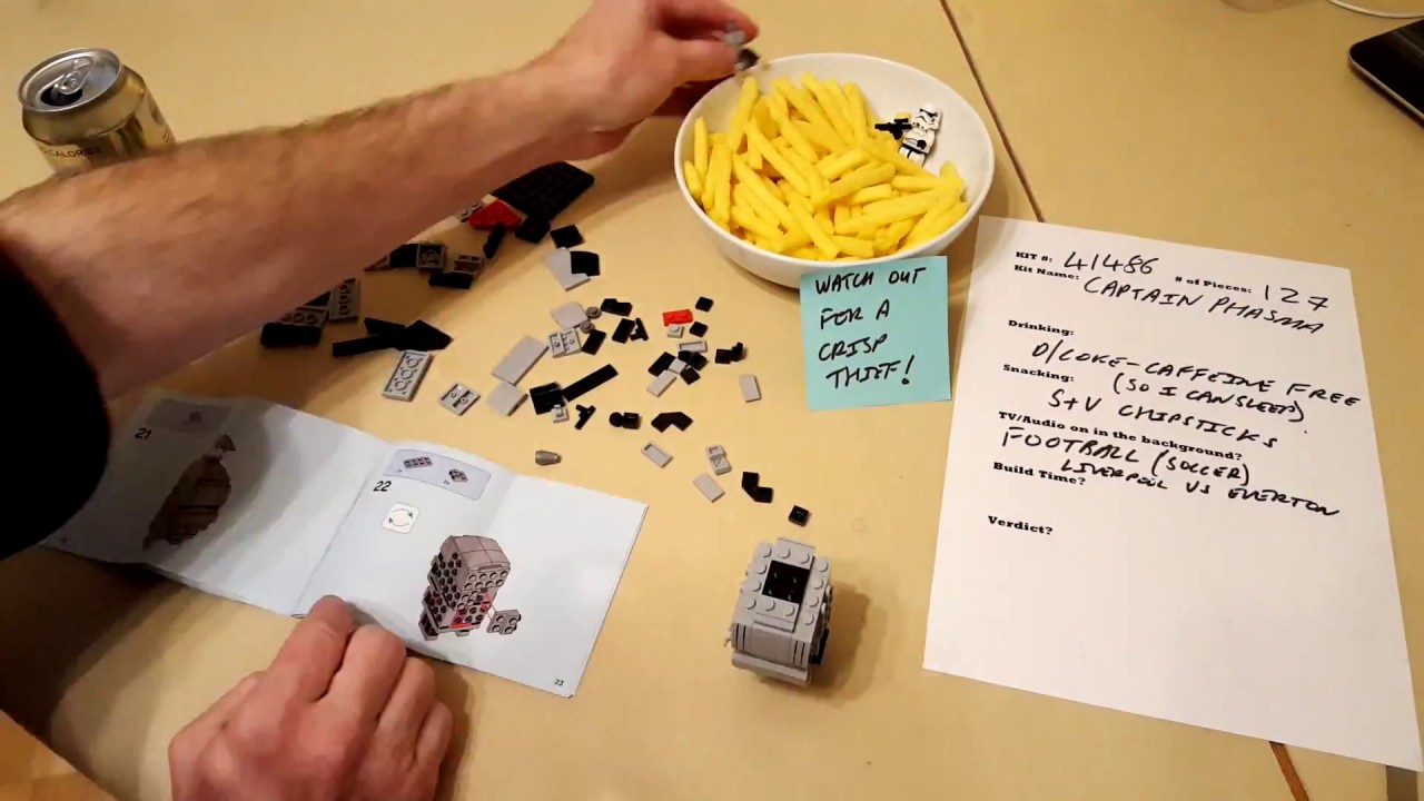 Lego Set 41486 Phasma Timelapse Build and Notes