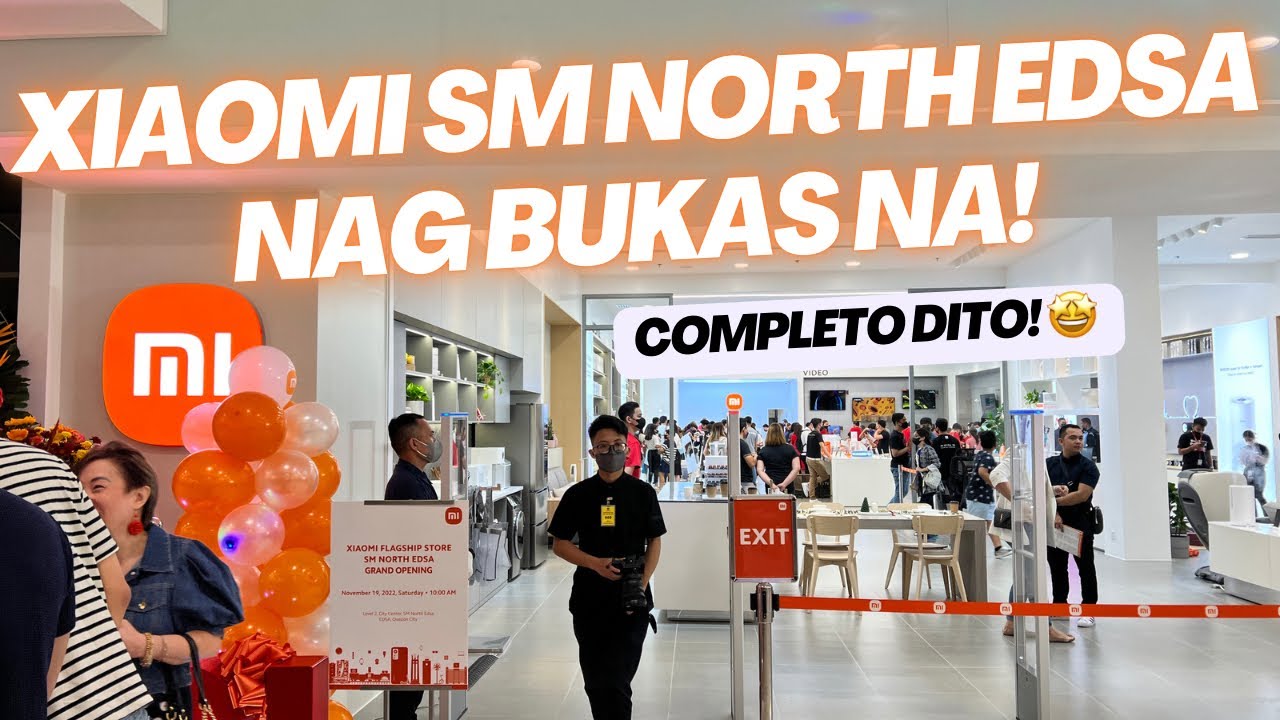GRABE ANG LAKE NG BAGONG XIAOMI CONCEPT STORE SA SM NORTH EDSA THE BLOCK! COMPLETO SILA DITO!