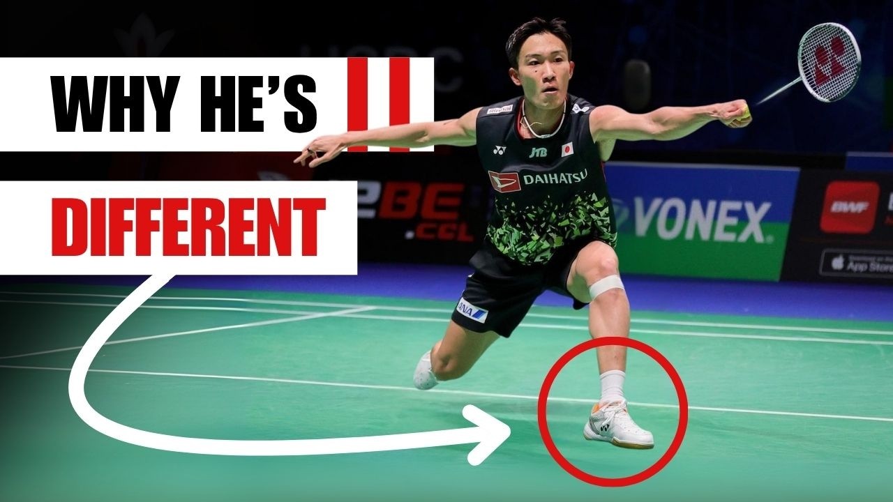 Kento Momota's Transitional Step That Makes His Footwork Better Than Yours (Footwork Analysis)