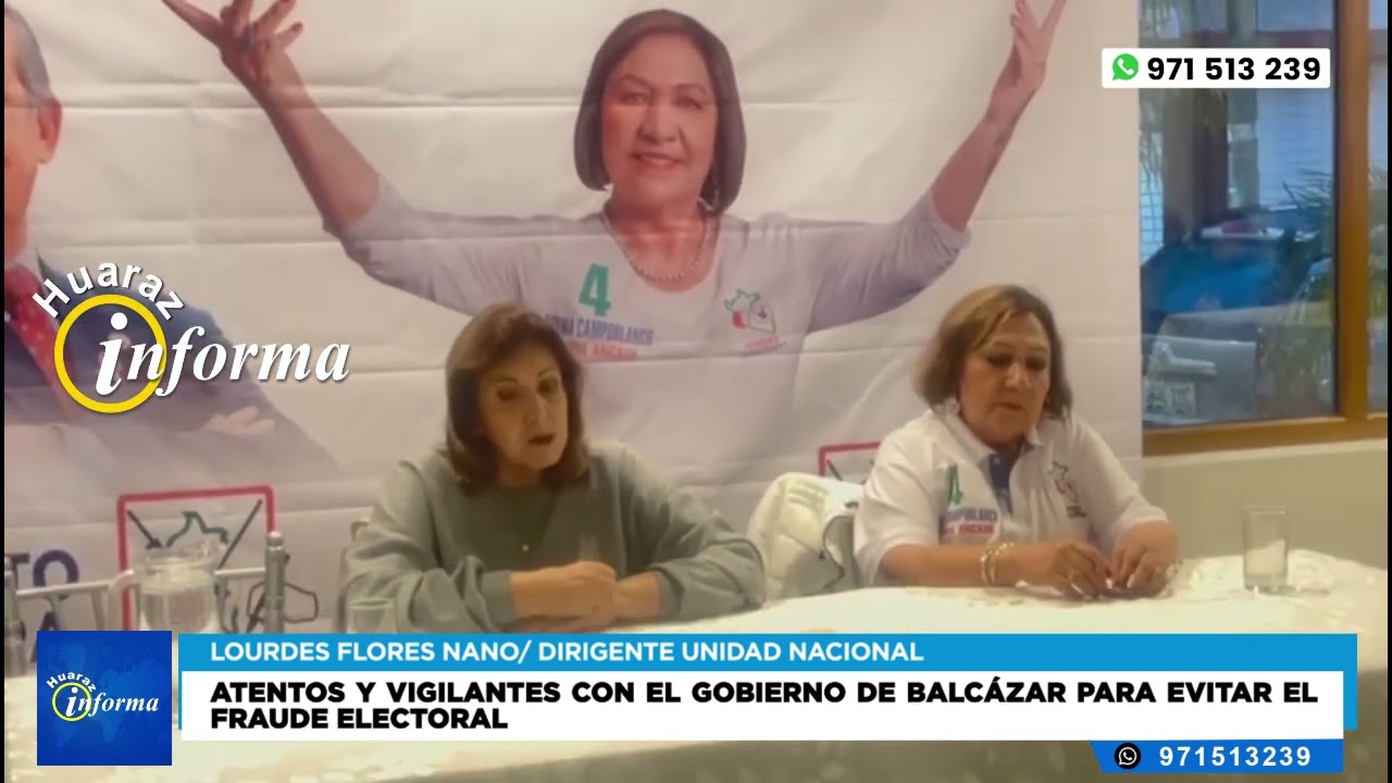Atentos y vigilantes con el gobierno de Balcázar para evitar el fraude electoral