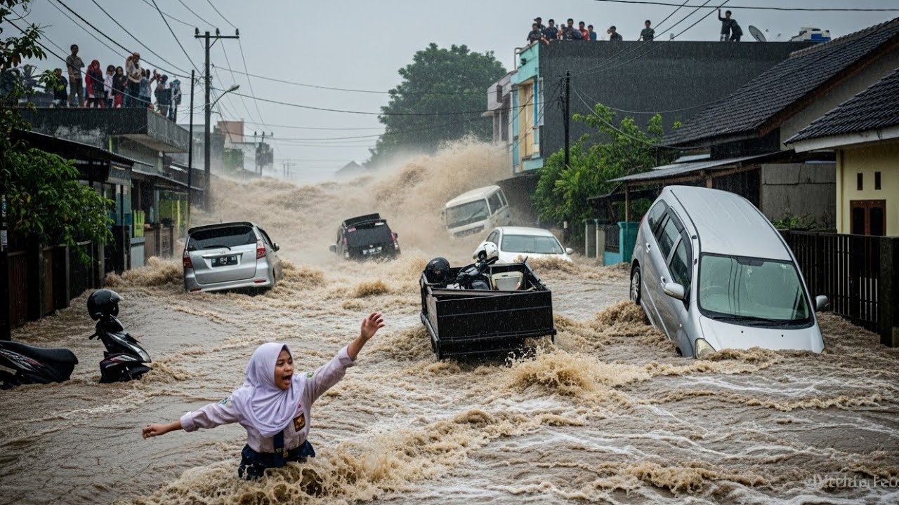 Banjir Bandang Situbondo! Sungai Meluap Rendam Bungatan, Kalianget, Besuki, Rumah rumah Terendam