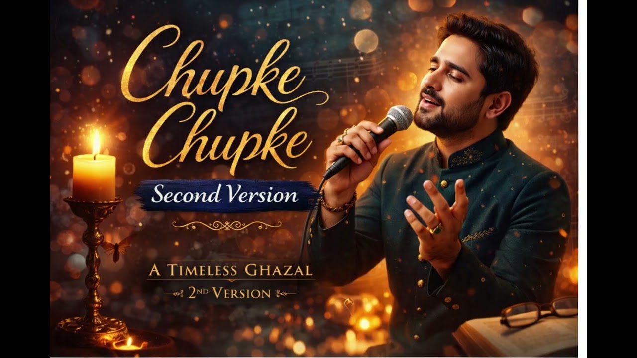 Chupke Chupke Raat Din ( second)| Old Mehfil Style Ghazal | Heart Touching Urdu Ghazal 2026