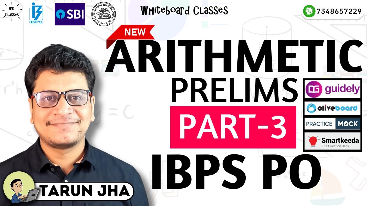 IBPS PO Prelims Arithmetic Questions | Tarun Jha | (PART - 3) | IBPS Clerk | SBI clerk | SBI PO