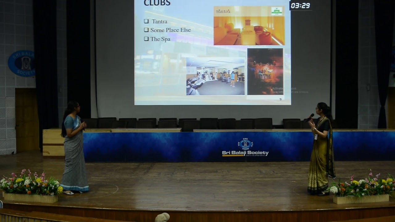 Sri Balaji Society Induction Presentation 2019: THE PARK HOTEL Designing Experience
