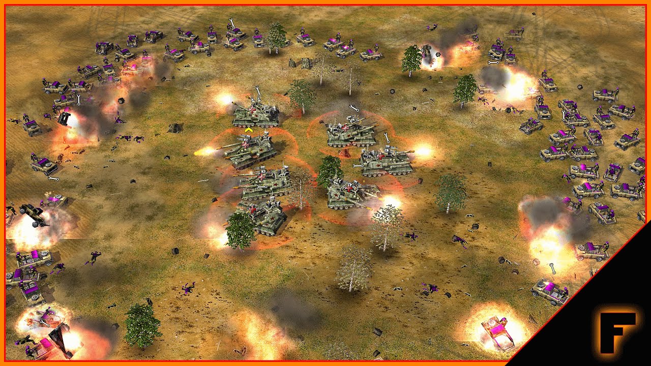 Zero Hour | 168 Technicals vs 7 Emperors | Command and Conquer Generals