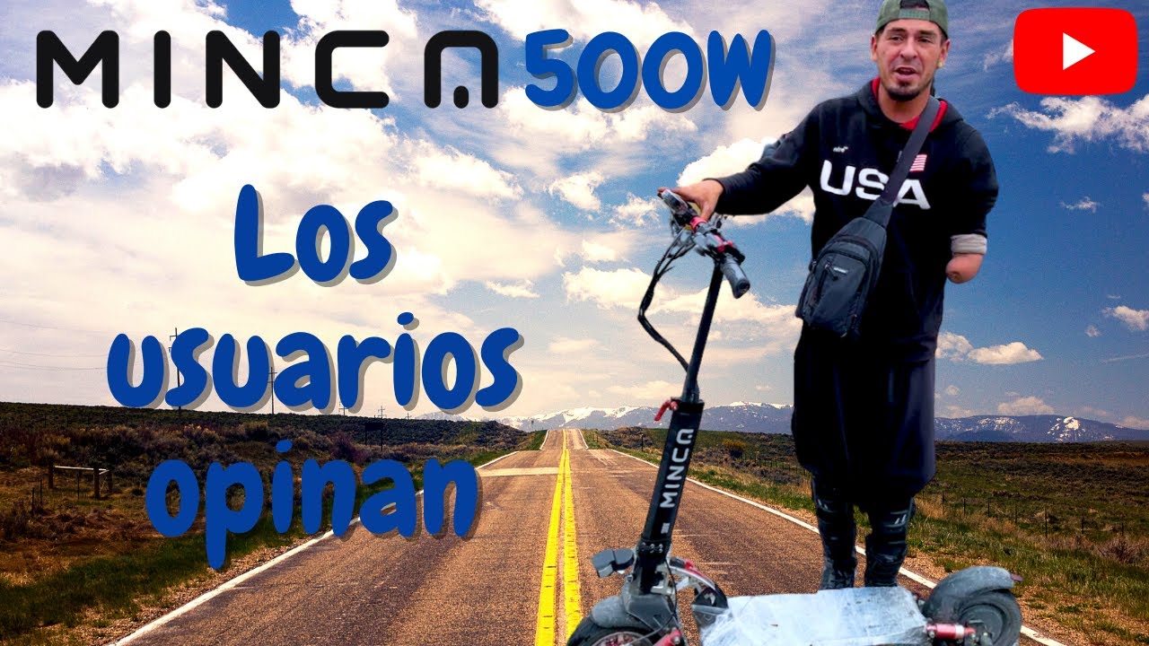 MINCA 500 W. Los usuarios nos cuentan su experiencia. #foryou #patinetaselectricas #scooters #minca