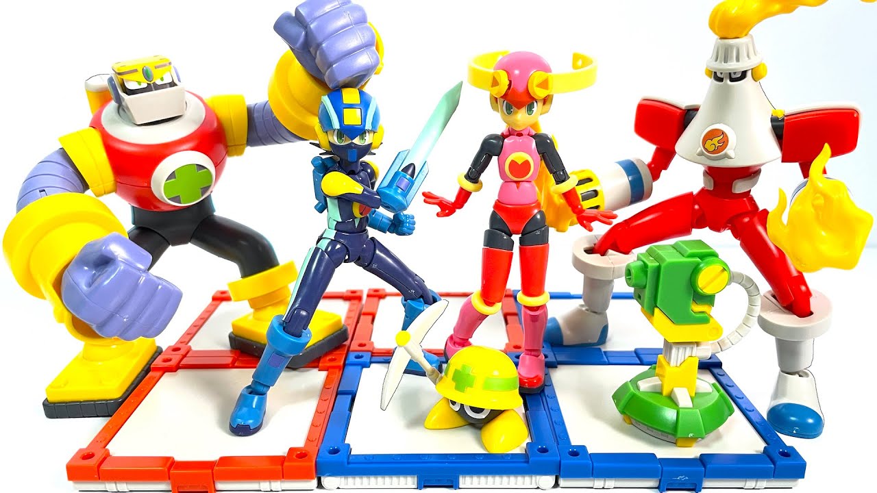 SMP Kit Makes Pose ロックマンエグゼ 01 全４種 開封 Mega Man Battle Network Rockman.EXE 食玩 Japanese candy toys