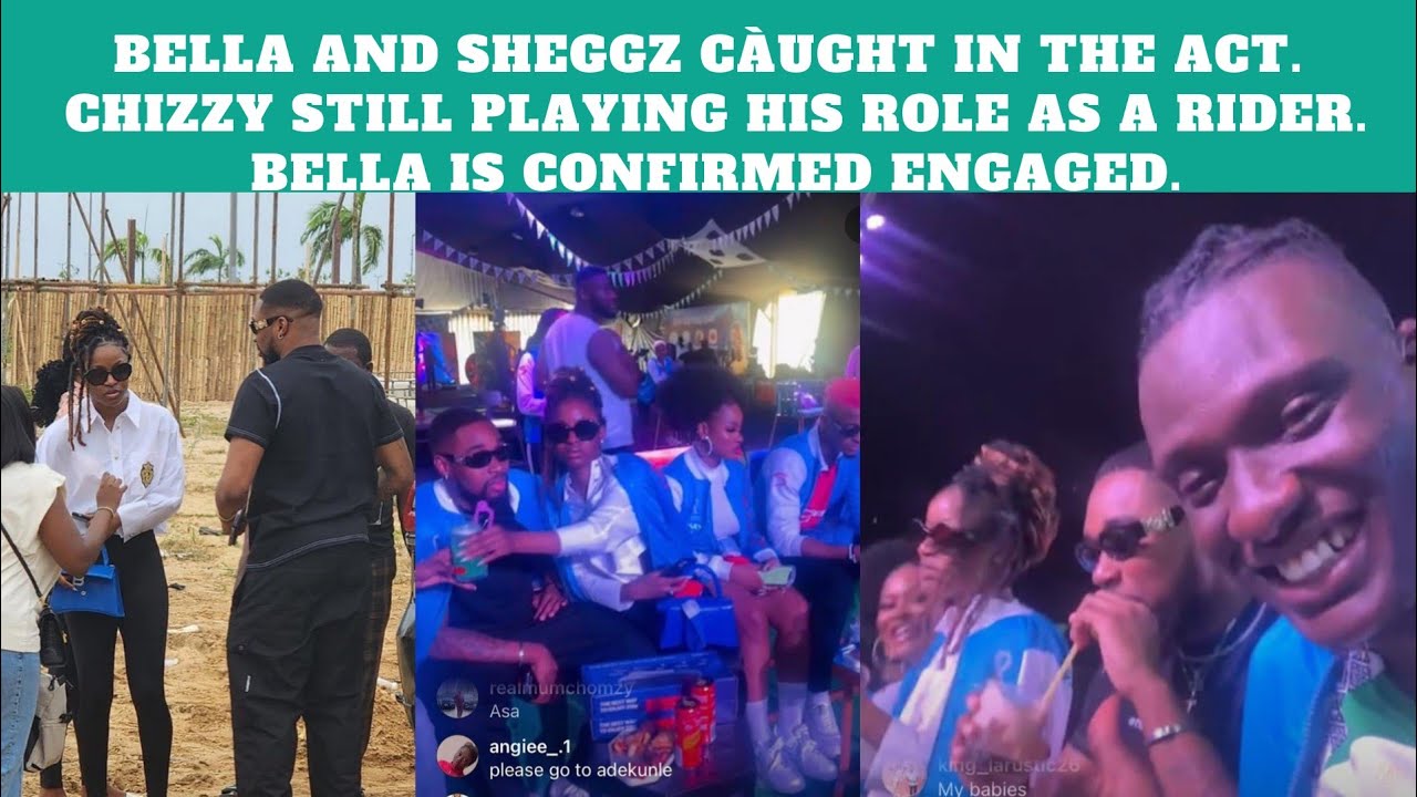 BELLA AND SHEGGZ MOMENT.GISTING AND LAUGHING TOGETHER AT DSTV EVENT.