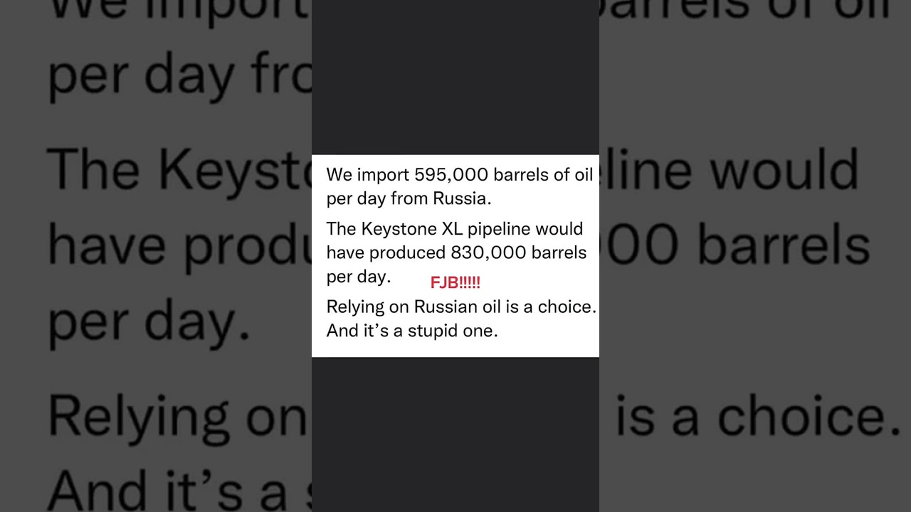 Oil Imports and Keystone XL Pipeline Discussion#oilimports #keystonexl #energy #oil