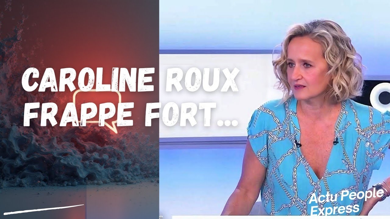 Caroline Roux frappe fort avec les r&eacute;v&eacute;lations sur l&rsquo;affaire Epstein.
