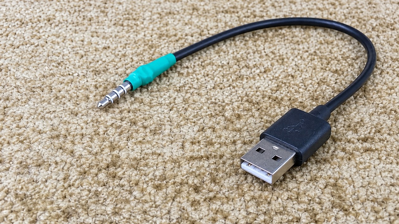 DIY USB to AUX Cable