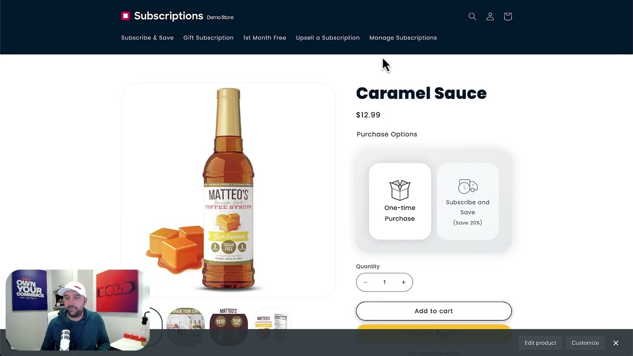 Upselling Subscriptions On Shopify