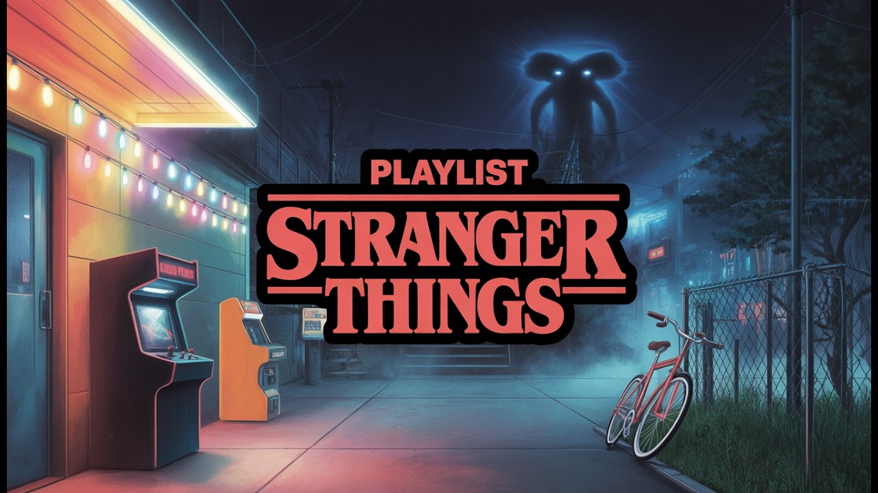 🎮 PLAYLIST INSPIRADA EM STRANGER THINGS 🌙 | Synthwave e Lo-fi Anos 80