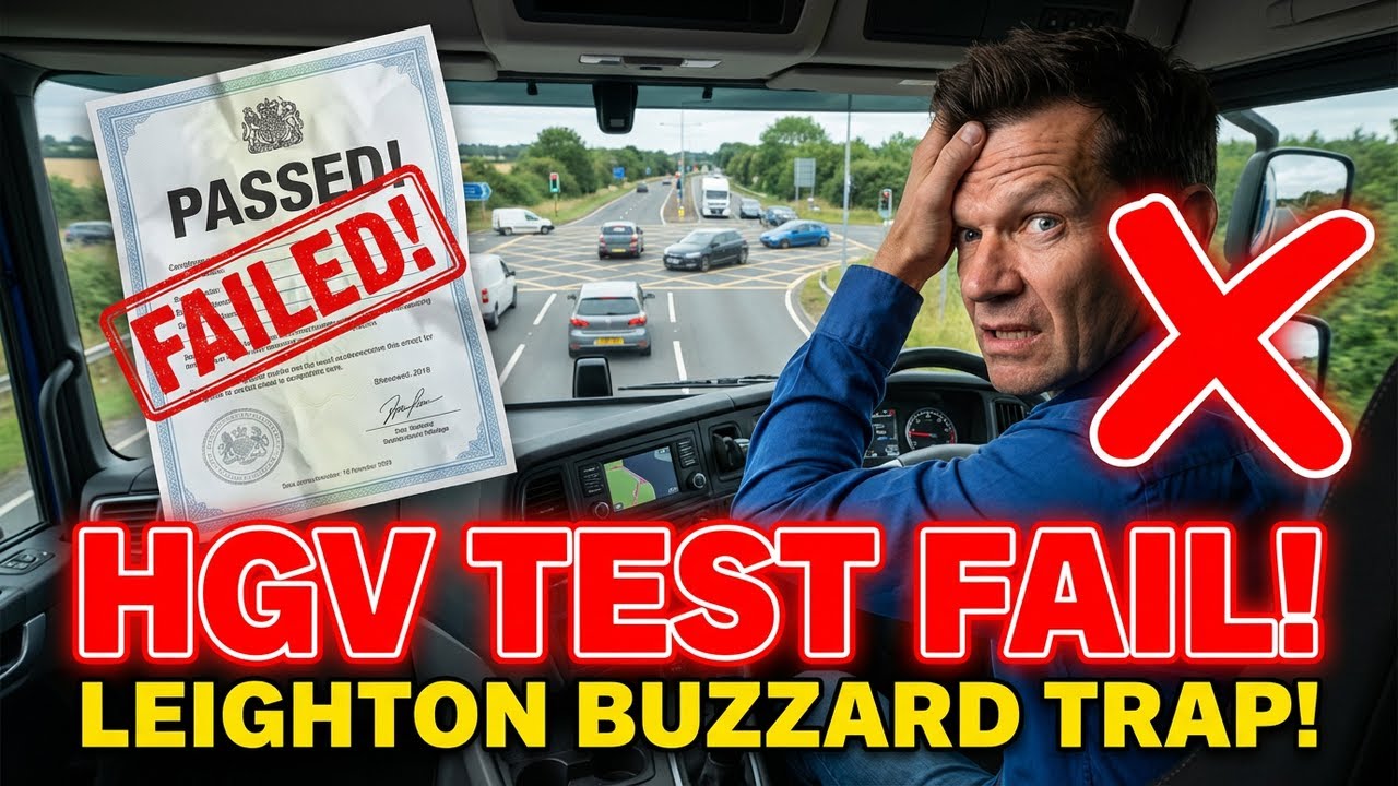 How Do You Drive HGV to Pass Your Test? Full HGV Test Route - Leighton Buzzard Test Centre Tips!