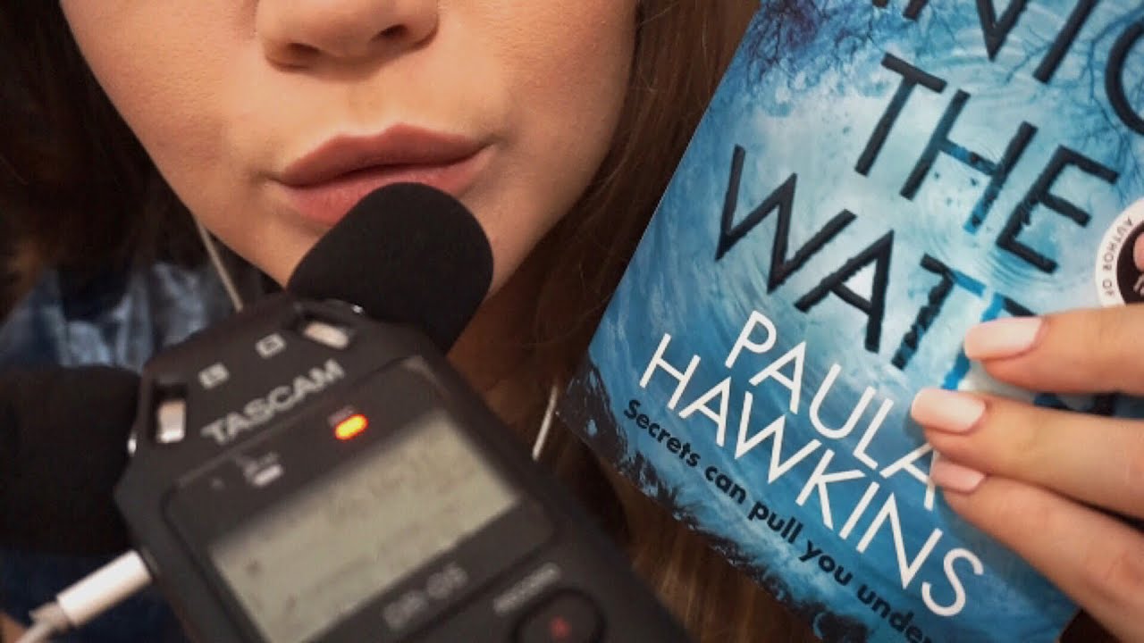 ASMR | Reading Inaudible, Unintelligible | Hand Movements | Binaural | UpClose