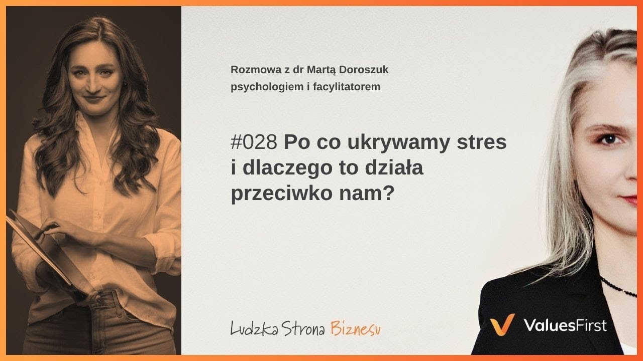 #028 Po co ukrywamy stres i dlaczego to działa przeciwko nam? dr Marta Doroszuk