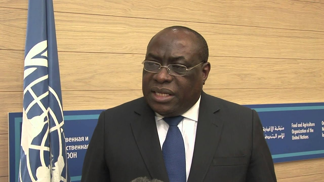 Le Directeur Géneral de la FAO rencontre le Ministre gabonais de l'agriculture