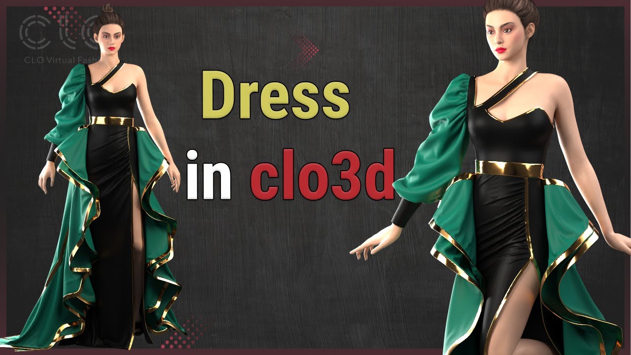 How to make a dress in clo3d