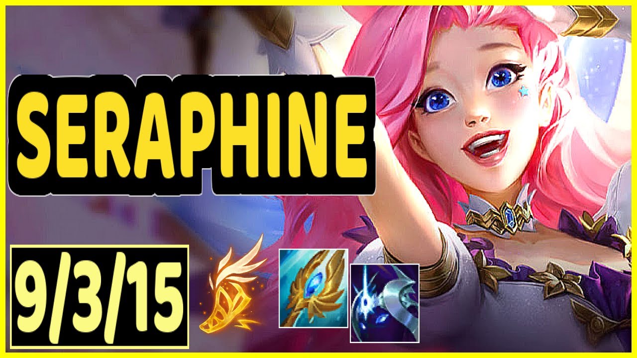SERAPHINE VS ASHE - 9/3/15 KDA ADC GAMEPLAY EMERALD II