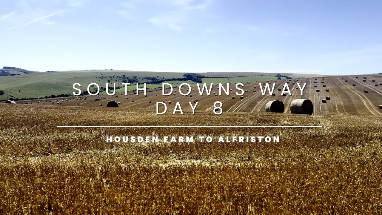 Blistering hot day for 14 miles of South Downs Way