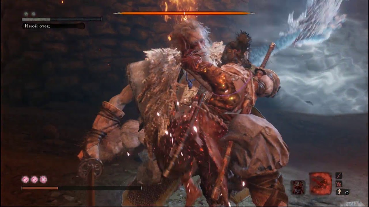 Sekiro. Inner Genichiro, Inner Father, Inner Isshin (без лечебных фляг и воскрешений)
