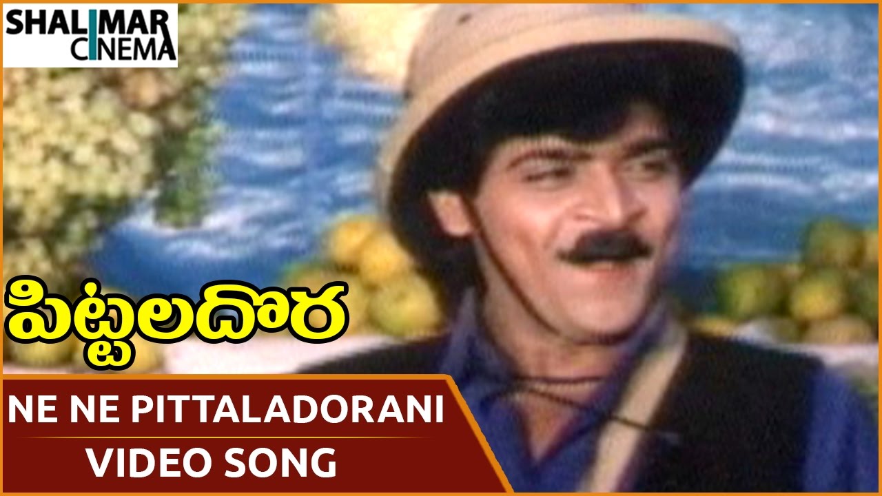 Pittala Dora Movie || Ne Ne Pittaladorani Video Song || Ali, Indraja || Shalimarcinema