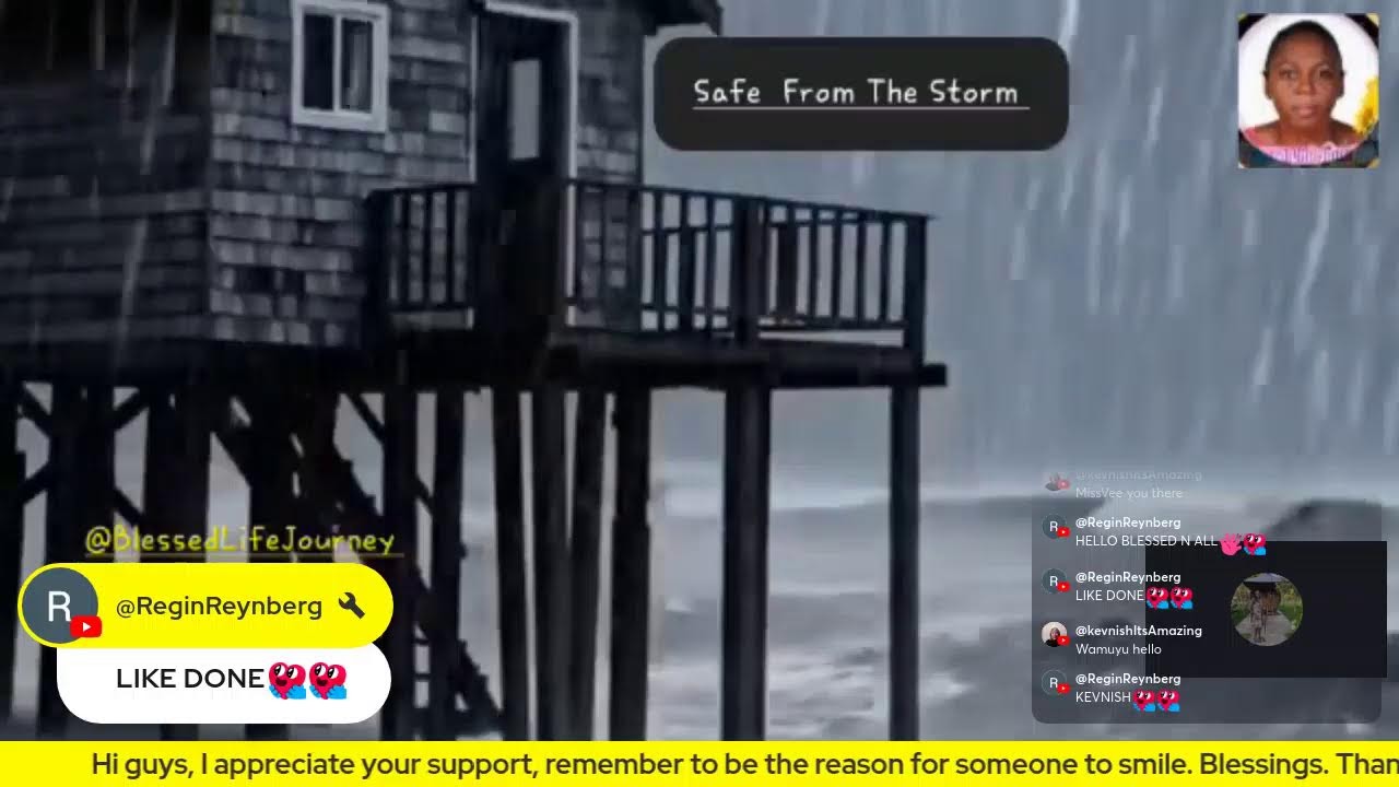 Stormy Sea & Heavy Rain | Relaxing Ocean Cabin Sounds for Sleep and Study
