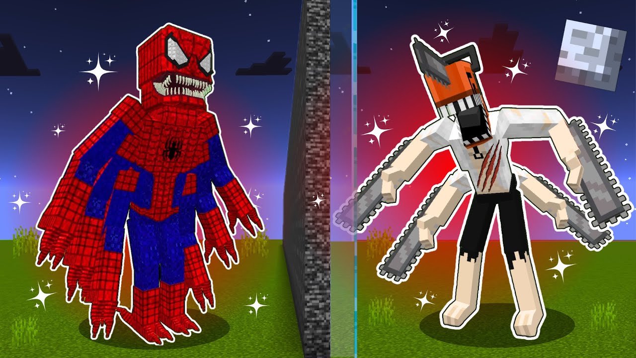 I Cheated in a SPIDERMAN MONSTER vs CHAINSAW MAN Mob Battle Competition!